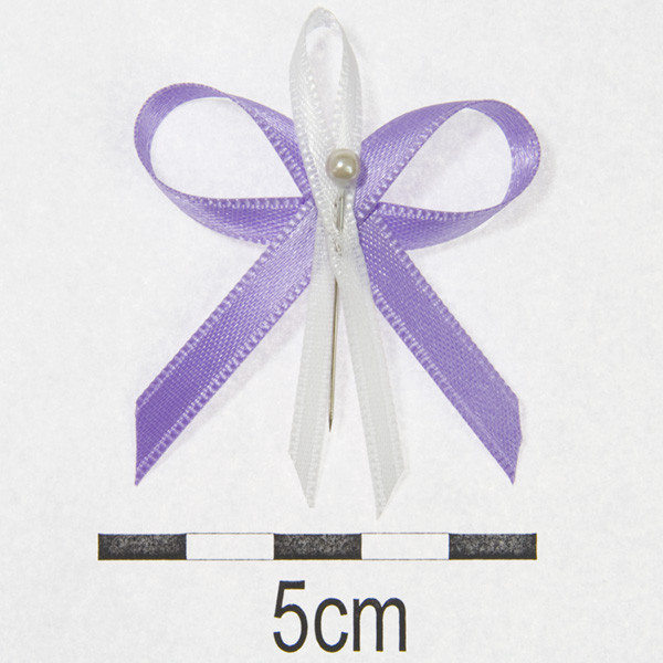 Svatební vývazky Ø 4,5cm - světle fialová (10ks/bal)