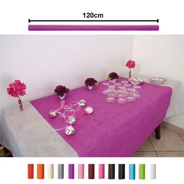 Vlizeliny dekorační na stoly, ubrus - 120cm (10 m/rol)