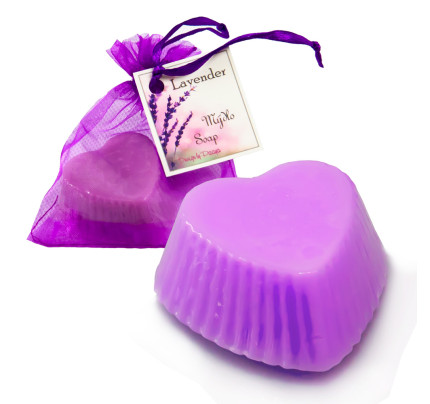Mýdlo z lásky 20 g -  Levandule fialová (1 ks)
