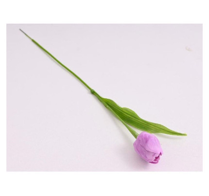 Umělý tulipán fialový  MO-371309-11