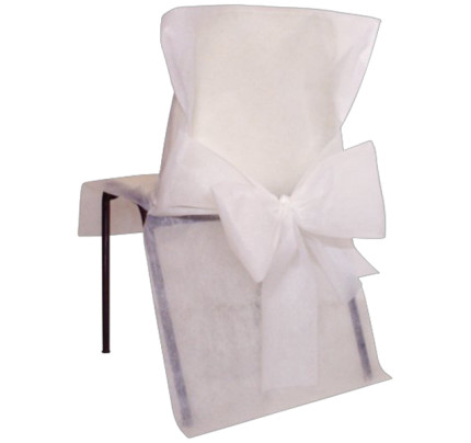 Svatební potah na židle 50x95cm - bílá ( 10 ks/bal )