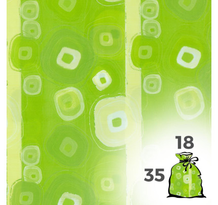 Dárkový sáček MM 18 x 35 cm - Zelená (10 ks/bal)
